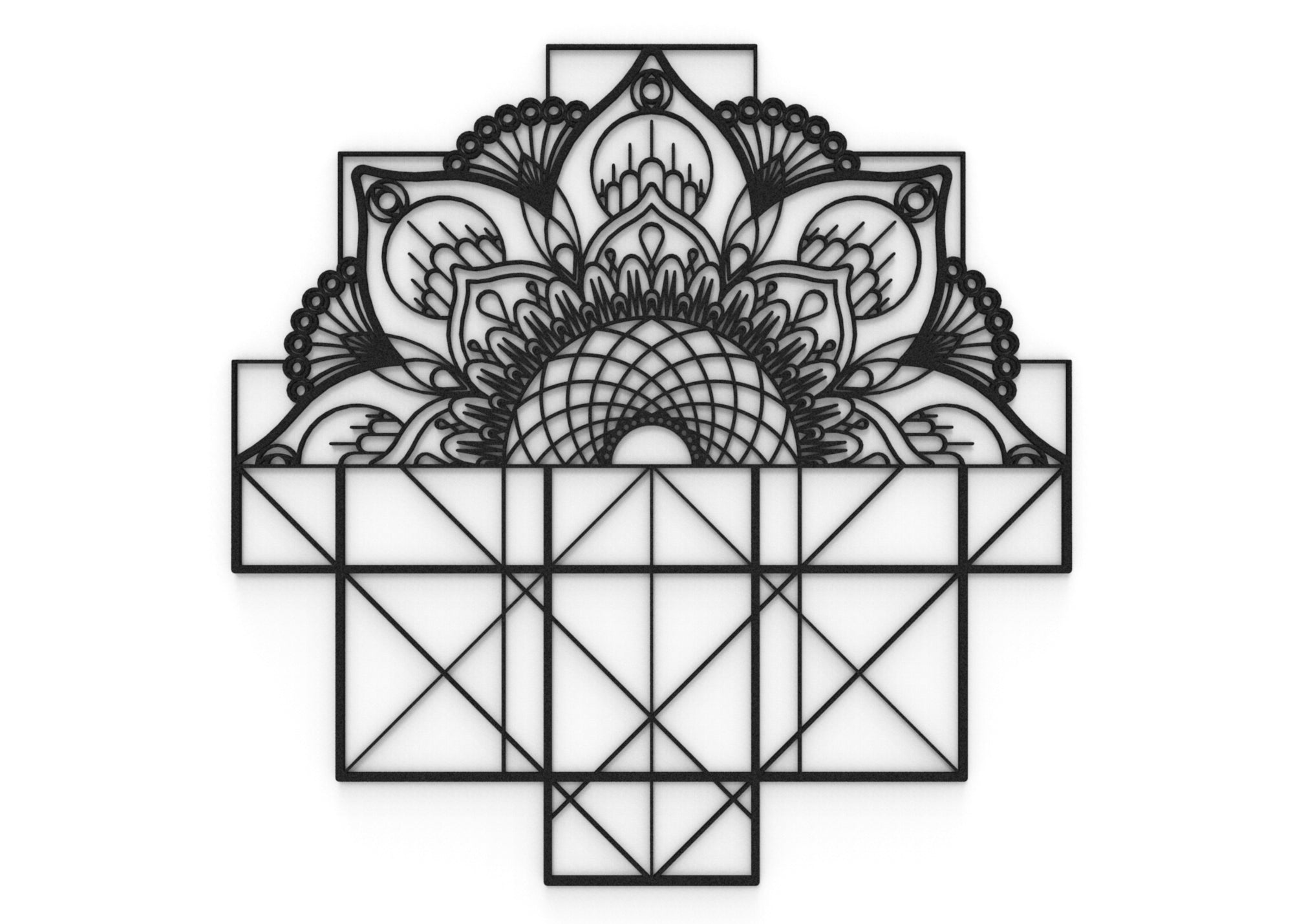Mandala Japón, Figura geométrica, Decoración pared