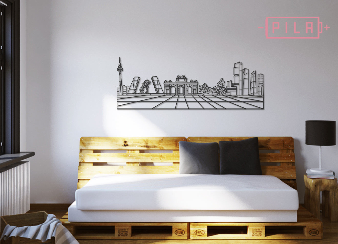 Decora tu dormitorio con el skyline de tu ciudad favorita